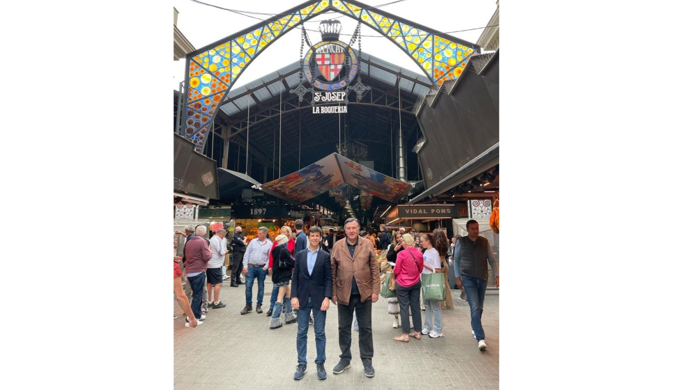 De izquierda a derecha: Jorge Mas, actual presidente de la Boquer�a desde abril de 2022, y Salvador Capdevila, anterior presidente...