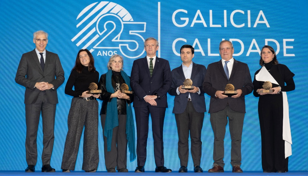 Empresas galardonadas en el acto conmemorativo organizado por Galicia Calidade