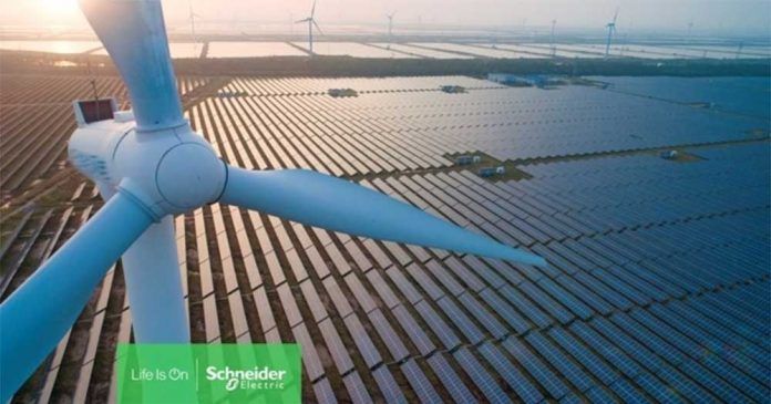Schneider Electric alcanza el hito de ms de 10.000 MW gestionados en acuerdos de compraventa de energa renovable