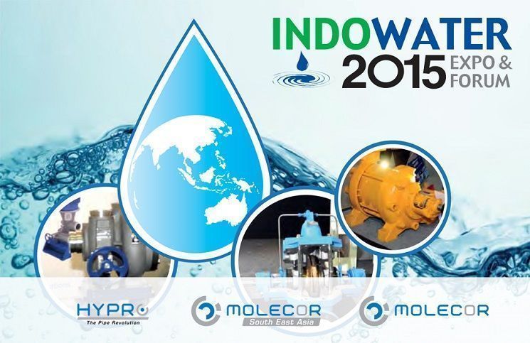 Presence of Molecor at Indowater 2015,the fast growing water and wastewater industry forum