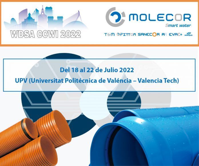 Molecor, patrocinador en el WDSA CCWI Conference Program de Valencia