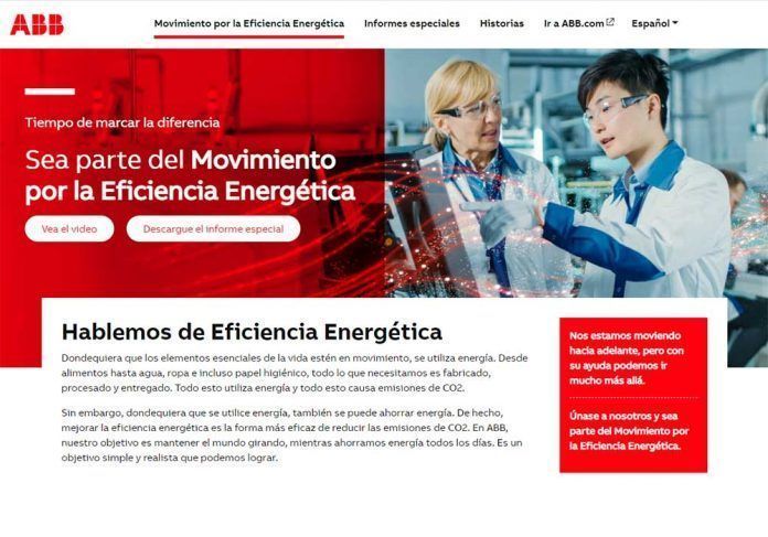 ABB refuerza su apuesta por la eficiencia energtica con el lanzamiento de una nueva herramienta web
