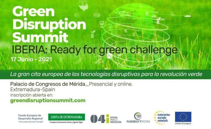 El I Encuentro Europeo de Tecnologas Disruptivas para la Revolucin Verde Green Disruption Summit se celebra en junio en...