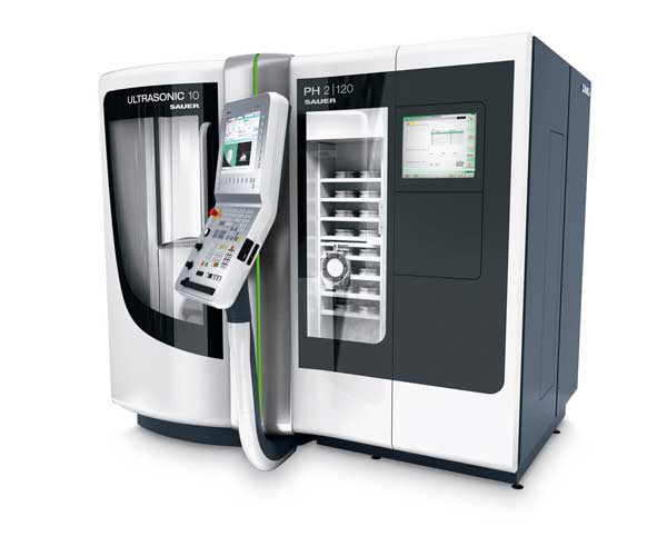 The model of DMG Dental 10 Ultrasonic can machining new materials such as the vitroceramic, ureol or sintered zirconium