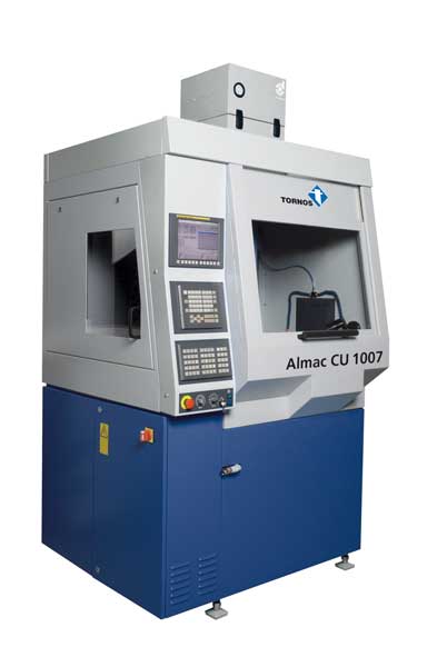Tornos offers machining of 5 simultaneous axes drugstore CU1007, designed for dental structures Center