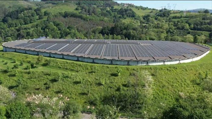 El CABB presenta la mayor planta fotovoltaica de Bizkaia ubicada en la ETAP de Venta Alta (Arrigorriaga)
