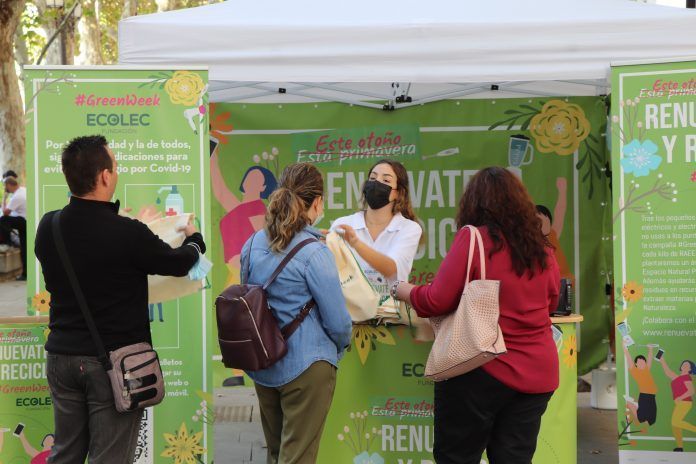 La iniciativa #GreenWeek22 de recogida de RAEEs de la Fundacin Ecolec vuelve en marzo a travs de Andaluca...