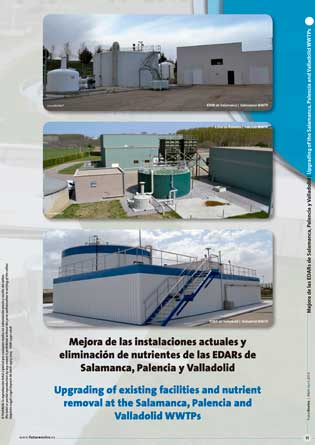 Mejora de las instalaciones actuales y eliminacin de nutrientes de las depuradoras de Salamanca, Palencia y Valladolid