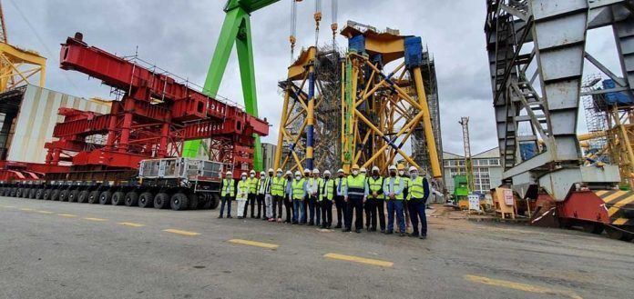 Navantia estrecha lazos con empresas canarias para participar en proyectos de elica marina