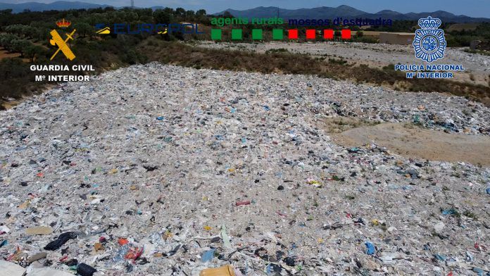 Desarticulada una organizacin dedicada al trfico de residuos entre Francia y Espaa