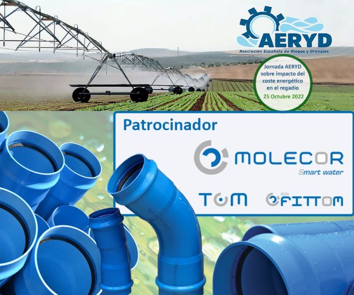 Molecor patrocinador en la jornada tcnica sobre el impacto del coste energtico en el regado organizada por AERYD