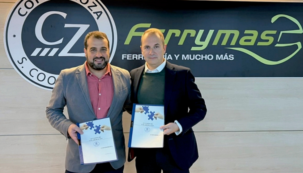Alberto Gutirrez, fundador de Autism Friendly Club, y Jaime Mendoza, gerente de Coferdroza