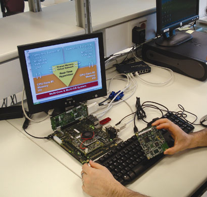 Prototype system embedded for application in the transport sector