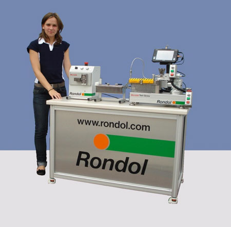 Extrusora de doble husillo Rondol Microlab 10 mm