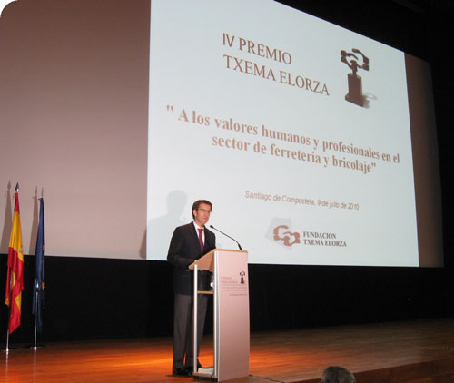 El acto fue clausurado por el Presidente de la Xunta de Galicia, Alberto Nez Feijoo