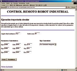 Figura 4: Pgina inicial control remoto