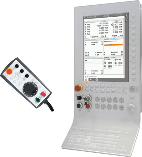 Even before being available on the market, the your Institute joined a panel CNC of B & R that includes a manual control of operation...