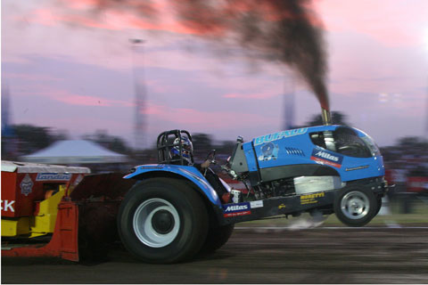 El Landini New Bufalo fue proclamado vendedor del Campeonato Italiano de Tractor Pulling