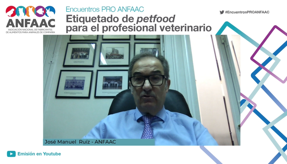 Jos Manuel Ruiz, director de Administracin y Marketing de ANFAAC (Asociacin Nacional de Fabricantes de Alimentos para Animales de Compaa)...