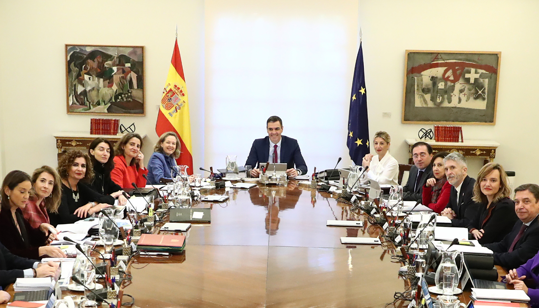 Reunin del Consejo de Ministros presidida por el presidente del Gobierno, Pedro Snchez. Foto de Fernando Calvo/Moncloa...