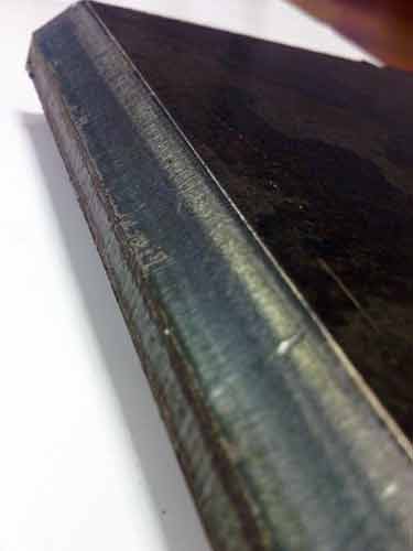 Practically all parts metal weldable from 8 mm thick onwards needed preparation of edges to be welded in a reliable manner and according to rules...