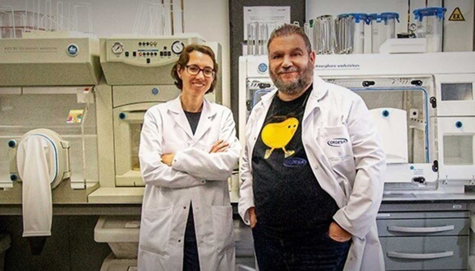 M. Cristina de Almagro y Jos Antonio Moreno, responsables de Investigacin Bsica en Biotecnologa de Ordesa. Foto: PCB...