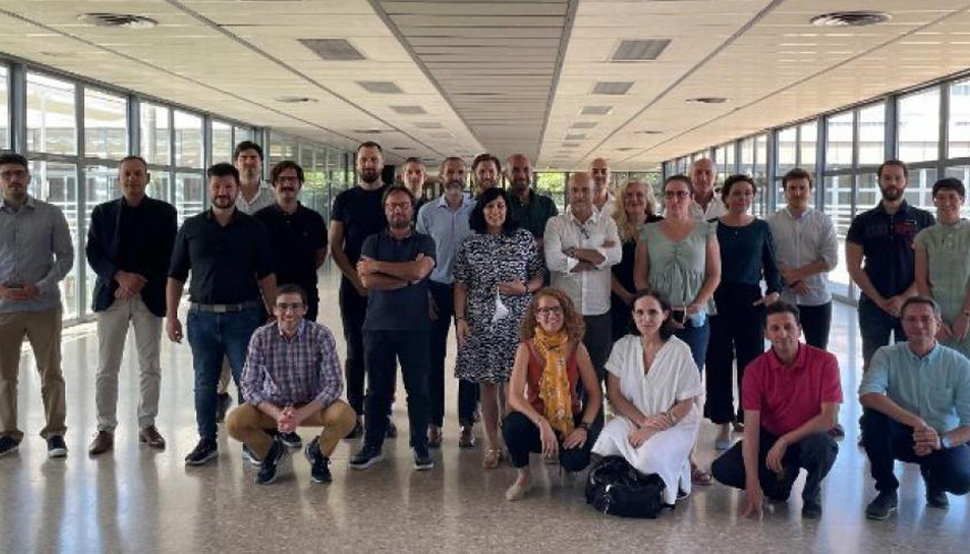 Participantes del proyecto reunidos en la Universidad Politcnica de Valencia