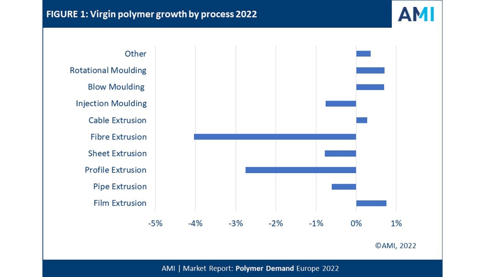 Crecimiento de los pol�meros v�rgenes por procesos 2022