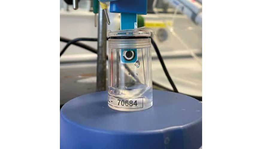 Sensor desarrollado por las investigadoras de la UBU