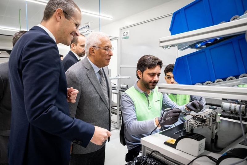 Primeiro-Ministro, Antnio Costa, visita fbrica de componentes para a produo de hidrognio verde, Benavente, 10 janeiro 2023...