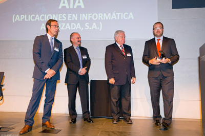 El premio a la Empresa Innovadora 2010 fue recogido por Javier Bargu, director de Innovacin de AIA...