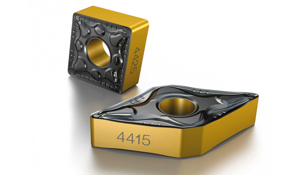 Sandvik Coromant incorpora las calidades de metal duro de torneado P, llamadas GC4415 y GC4425...