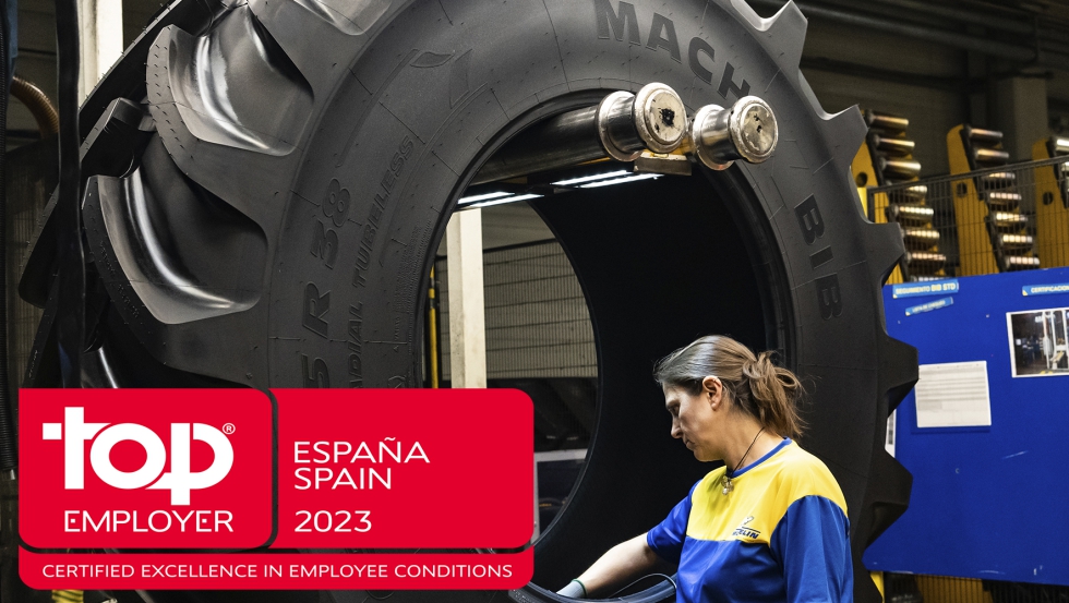 Empleada de Michelin en la fbrica de Valladolid