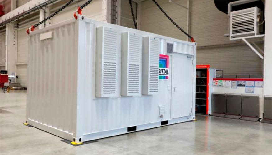 El container del centro de datos, el recinto perfecto y el refrigerador Blue e+, un experto en refrigeracin inteligente...