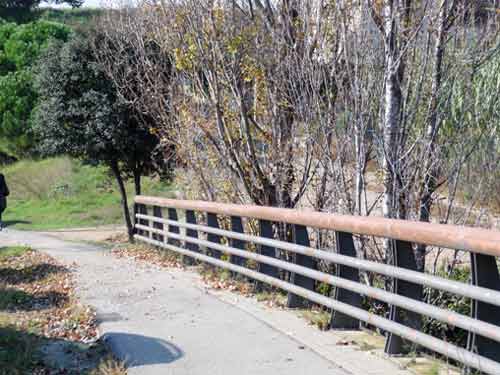 Ejemplo de los viales para peatones ubicados en en el sector de Can Sant Joan