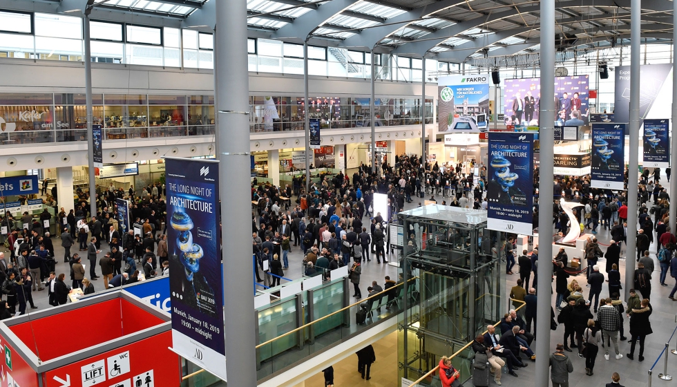 BAU 2023 ocupar la totalidad del recinto ferial de Messe Mnchen y contar con ms de 2.000 empresas expositoras. Foto: StudioLoske...