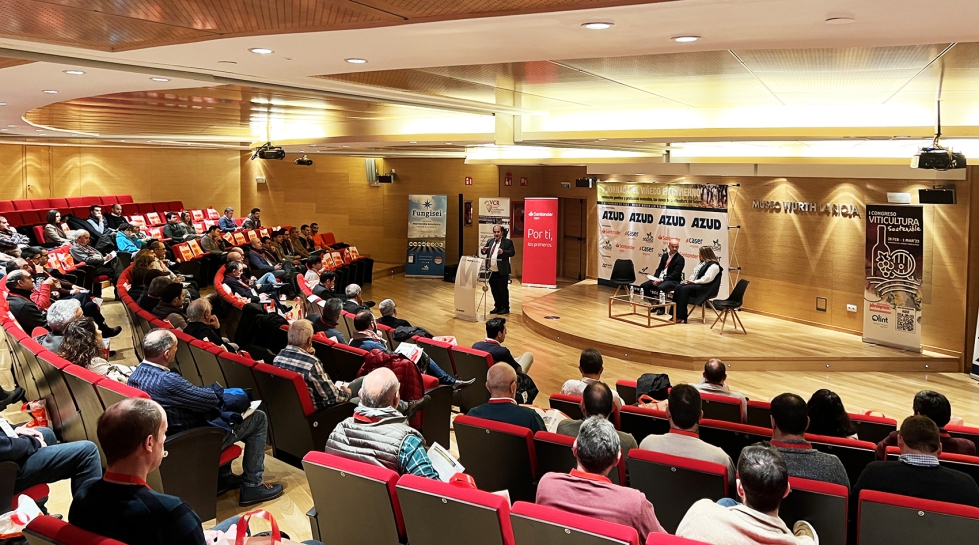 El auditorio del Museo Wrth de La Rioja acogi la celebracin de la V Jornada 'El Viedo en Invierno'