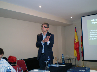 David Venables, durante el encuentro con los periodistas invitados a Segovia