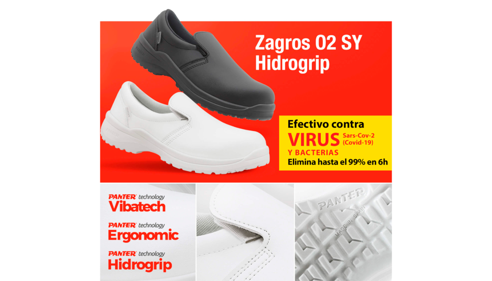 Zagros o2 es un calzado aditivado con Vibatech