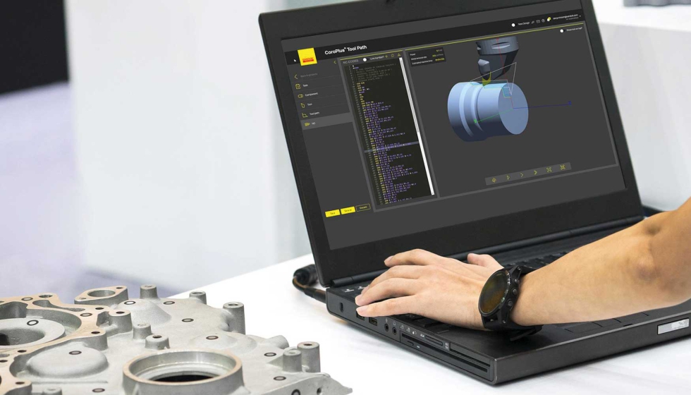 La herramienta en línea de software digital CoroPlus Tool Path permite programar códigos de control numérico (CN) y otros parámetros para optimizar... La herramienta en línea de software digital CoroPlus Tool Path permite programar códigos de control numérico (CN) y otros parámetros para optimizar...