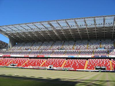 Estadio El Molinn, Sporting de Gijn with more than 12,500 seats Daplast