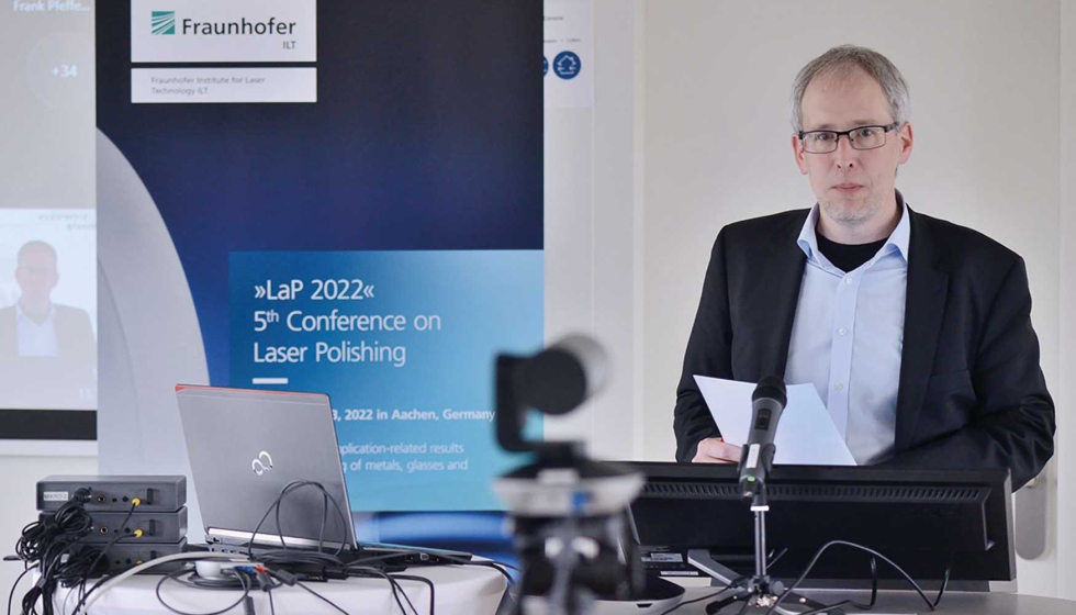 Edgar Willenborg, do Fraunhofer ILT, apresentou e moderou a LaP. Foto: Fraunhofer ILT, Aachen, Alemanha