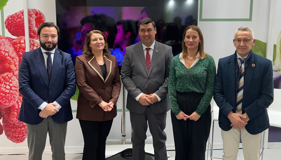 Durante la presentaci�n en Fruit Logistica...