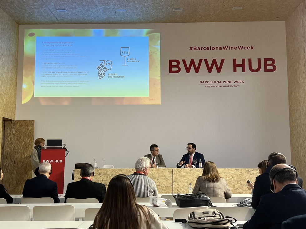 Presentacin del congreso en la Barcelona Wine Week