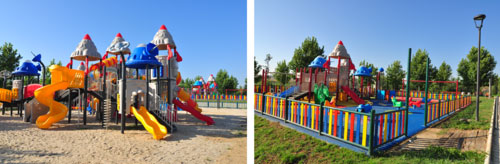 Las dos zonas infantiles, diseadas por Mundopark especialmente para este parque