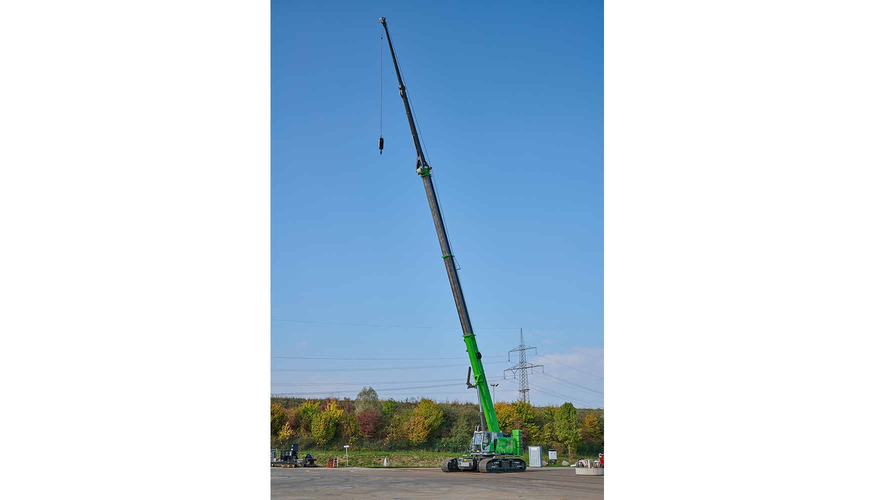 La nueva gra disfruta de una pluma principal de 42 m