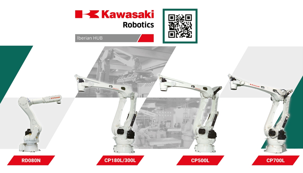Serie CP de Kawasaki Robotics para paletas