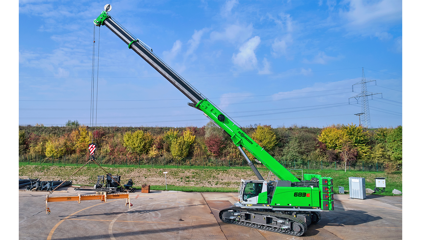 Nova grua telescpica de rastos 683 E