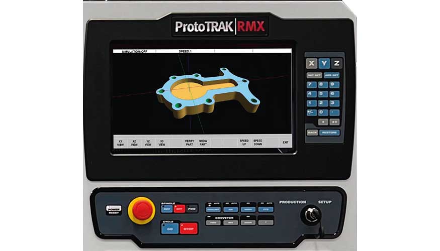 ProtoTRAK RMX cuenta con todo lo que se puede esperar de un CNC de taller de ProtoTRAK