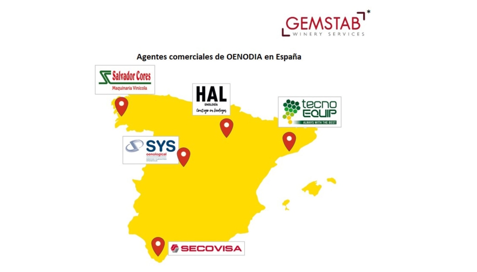 *GEMSTAB SV ofrece servicios con unidades mviles de estabilizacin tartrica ecoselectiva a lo largo de todo el territorio espaol...